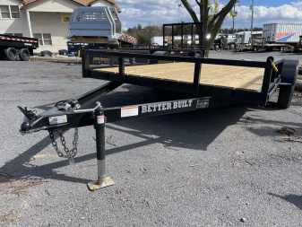 New 2025 Better Built 7X12 Ramp Rail Utility Trailer