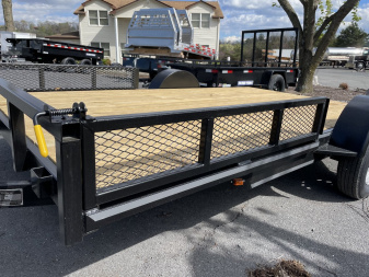New 2025 Better Built 7X12 Ramp Rail Utility Trailer