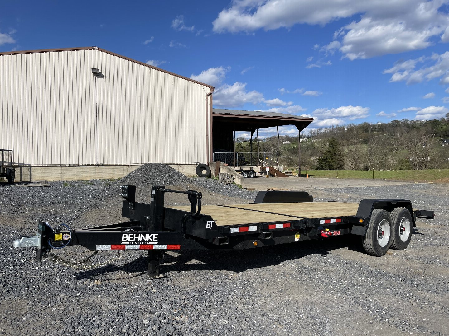 New 2025 Behnke 83"X16+6 20K Tilt Equipment Trailer