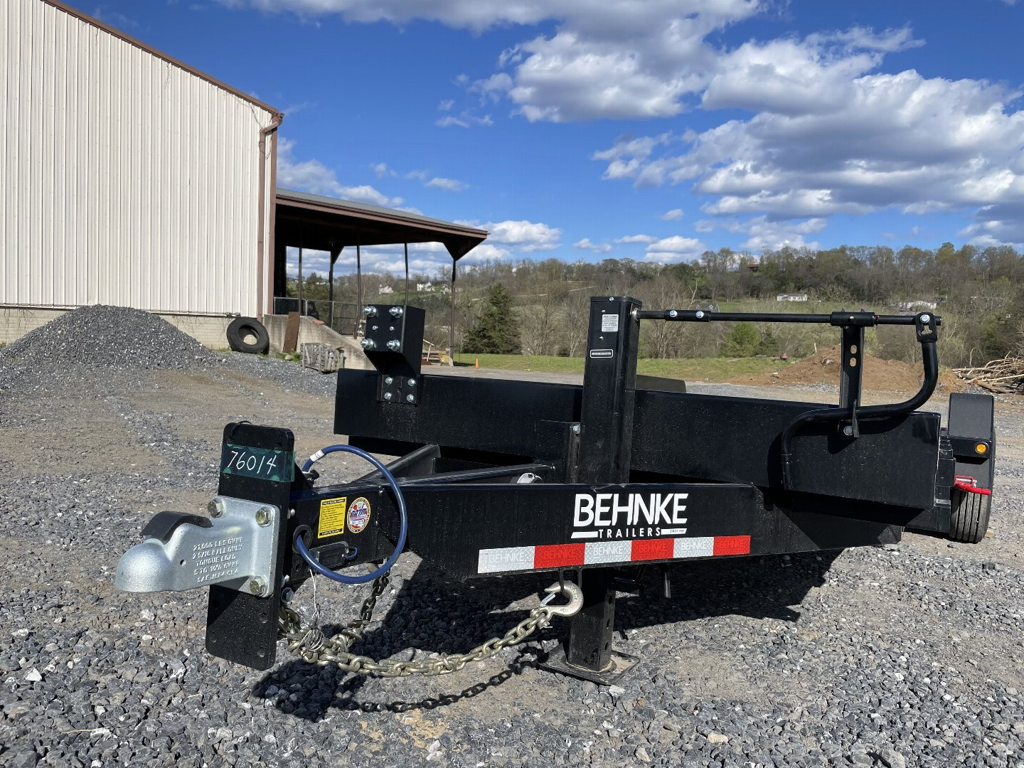 New 2025 Behnke 83"X16+6 20K Tilt Equipment Trailer