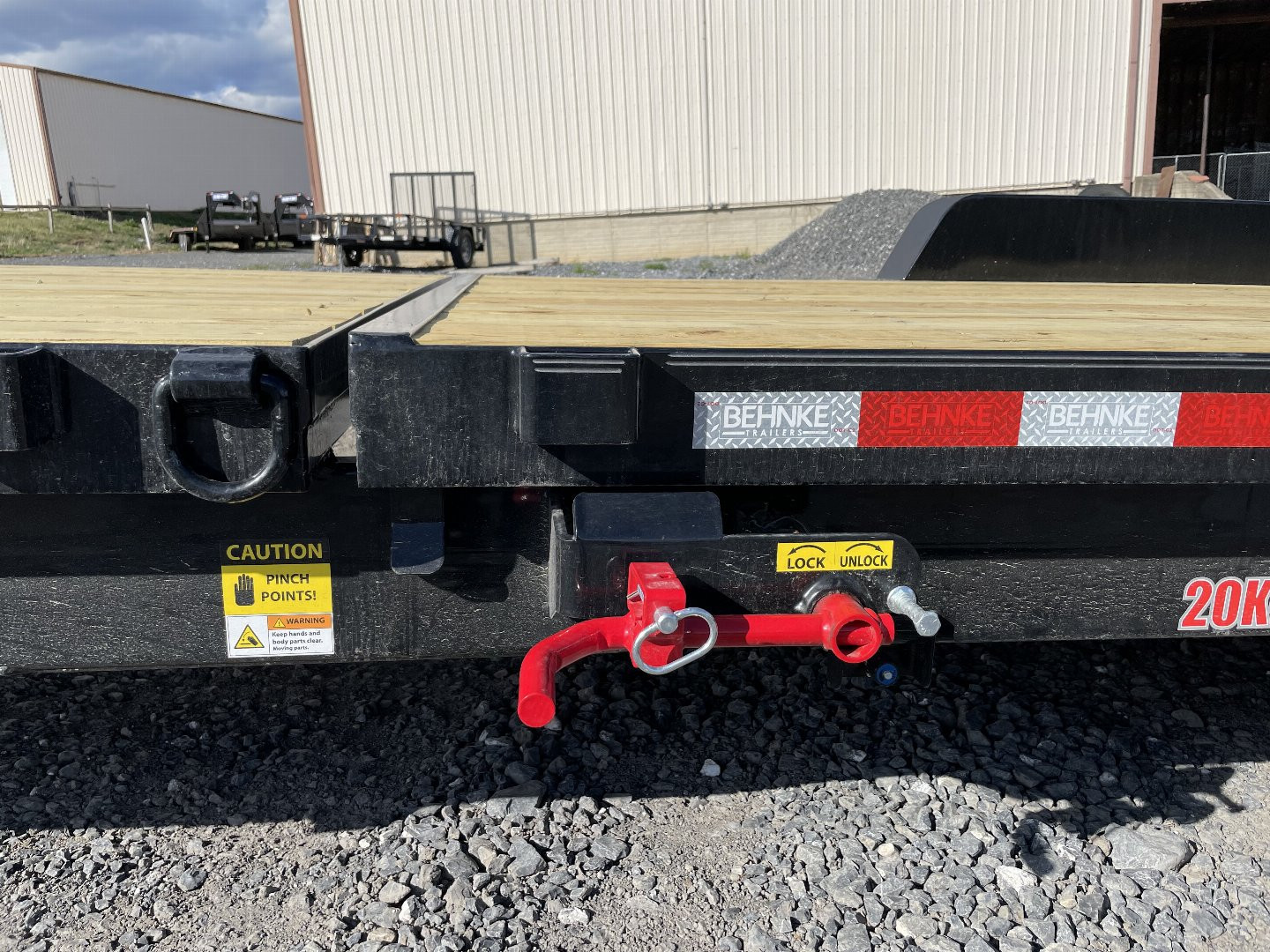 New 2025 Behnke 83"X16+6 20K Tilt Equipment Trailer