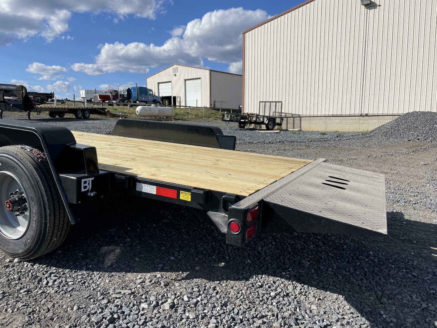 New 2025 Behnke 83"X16+6 20K Tilt Equipment Trailer