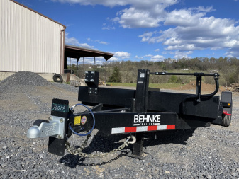 New 2025 Behnke 83"X16+6 20K Tilt Equipment Trailer