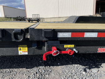 New 2025 Behnke 83"X16+6 20K Tilt Equipment Trailer
