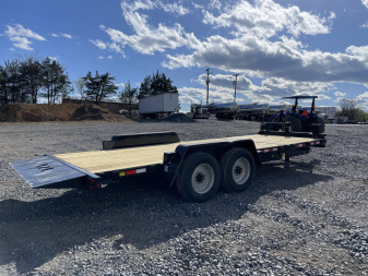 New 2025 Behnke 83"X16+6 20K Tilt Equipment Trailer
