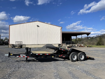 New 2025 Behnke 83"X16+6 20K Tilt Equipment Trailer
