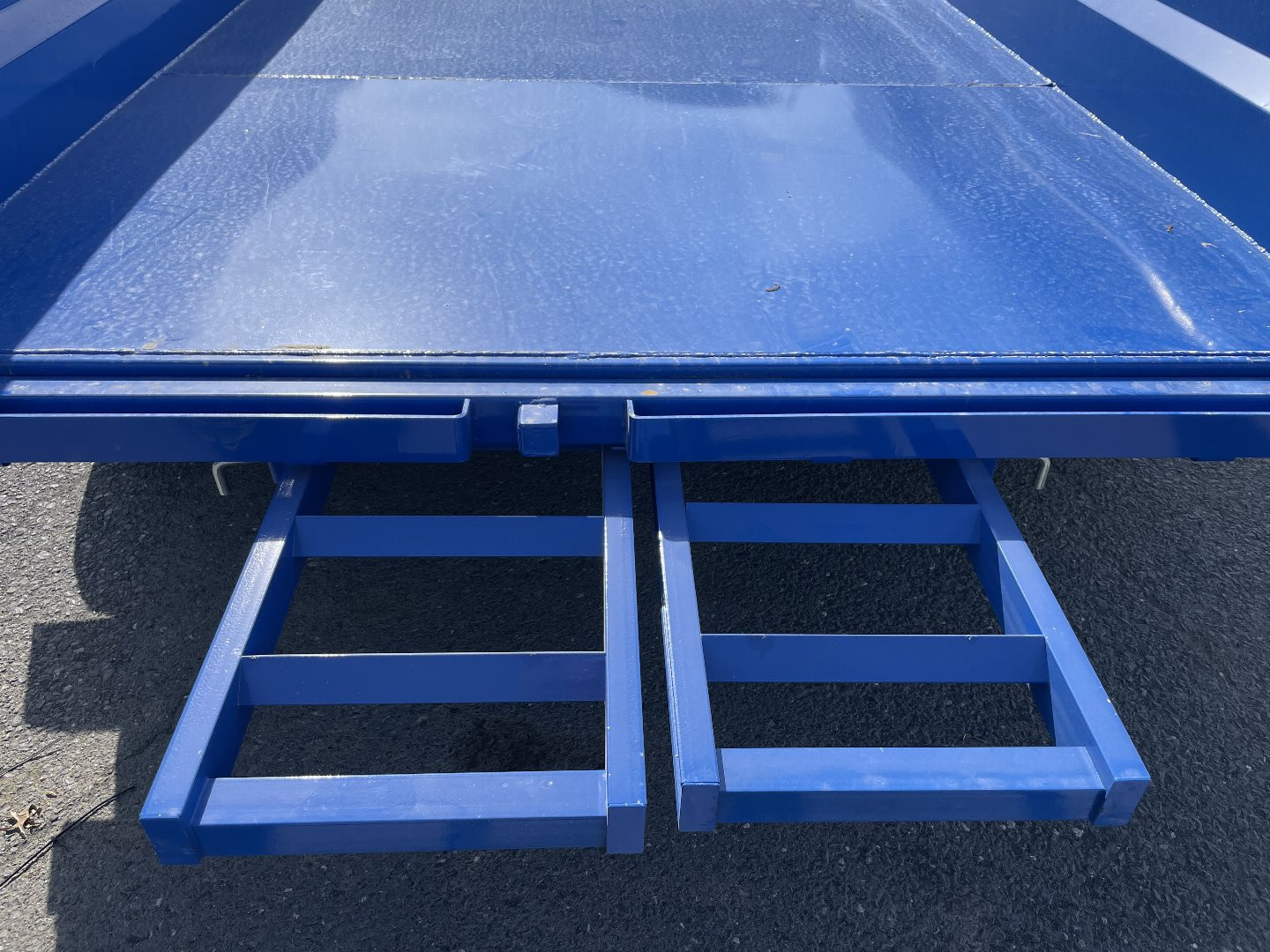 New 2025 Sure-Trac 7X14 14k Blue Dump Trailer