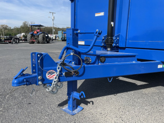 New 2025 Sure-Trac 7X14 14k Blue Dump Trailer