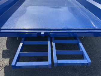 New 2025 Sure-Trac 7X14 14k Blue Dump Trailer