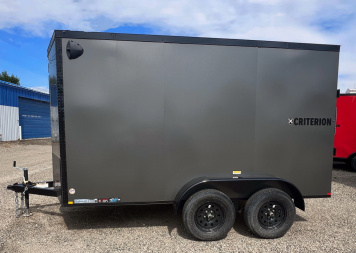 New 2025 Criterion 6' X 12' Tandem Axle 7K Cargo / Enclosed Trailer