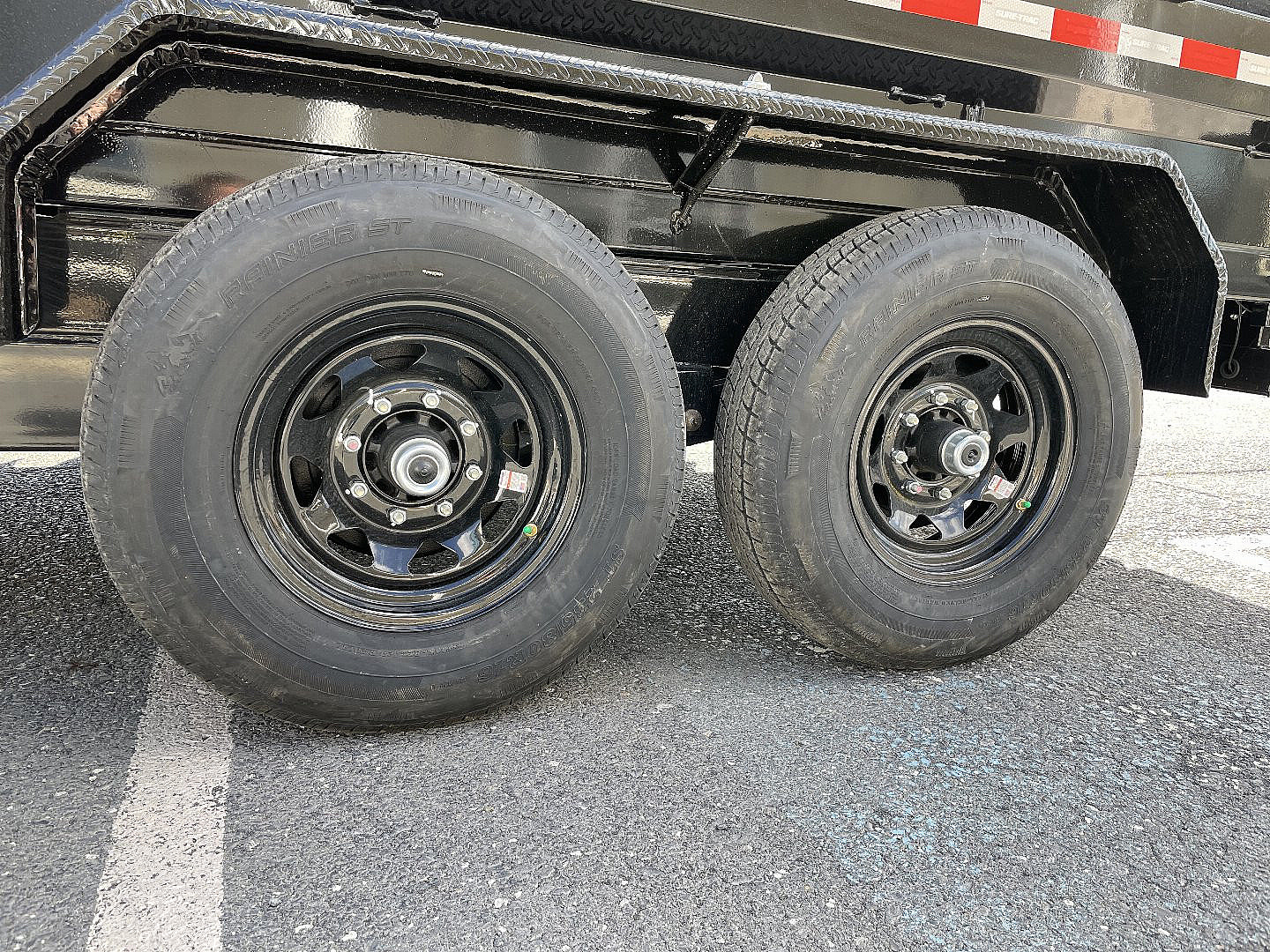 New 2025 Sure-Trac 7X14 Dump Trailer with Hydraulic Jack