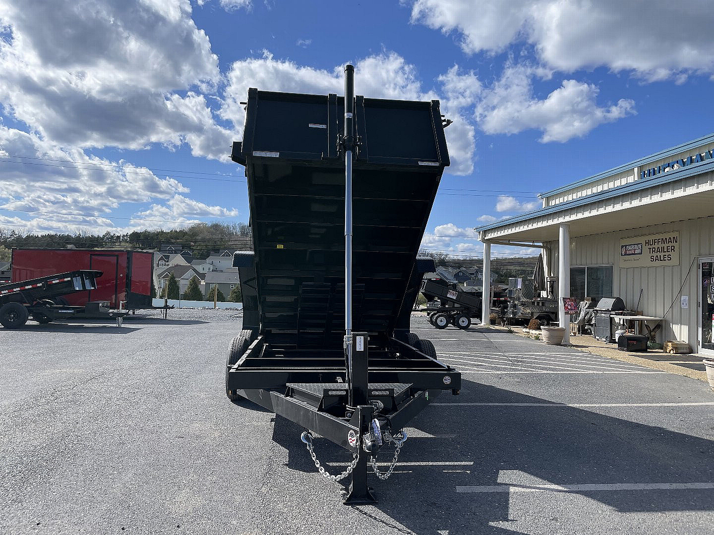 New 2025 Sure-Trac 7X14 Dump Trailer with Hydraulic Jack