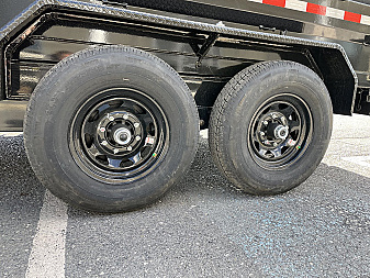 New 2025 Sure-Trac 7X14 Dump Trailer with Hydraulic Jack