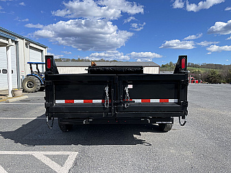 New 2025 Sure-Trac 7X14 Dump Trailer with Hydraulic Jack