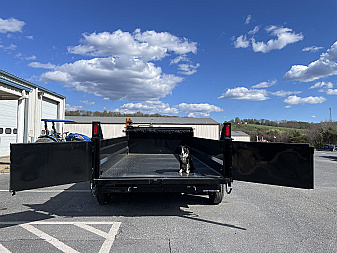 New 2025 Sure-Trac 7X14 Dump Trailer with Hydraulic Jack