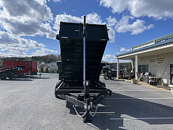 New 2025 Sure-Trac 7X14 Dump Trailer with Hydraulic Jack