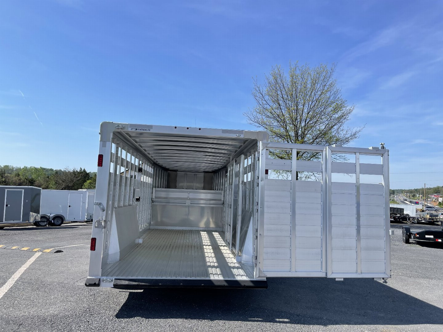 New 2026 Featherlite 7'6"X20'X6'6" Stock Trailer