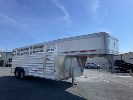 New 2026 Featherlite 7'6"X20'X6'6" Stock Trailer