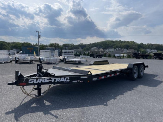 New 2025 Sure-Trac Pro Series 16+4 17.6K Tilt Equipment Trailer