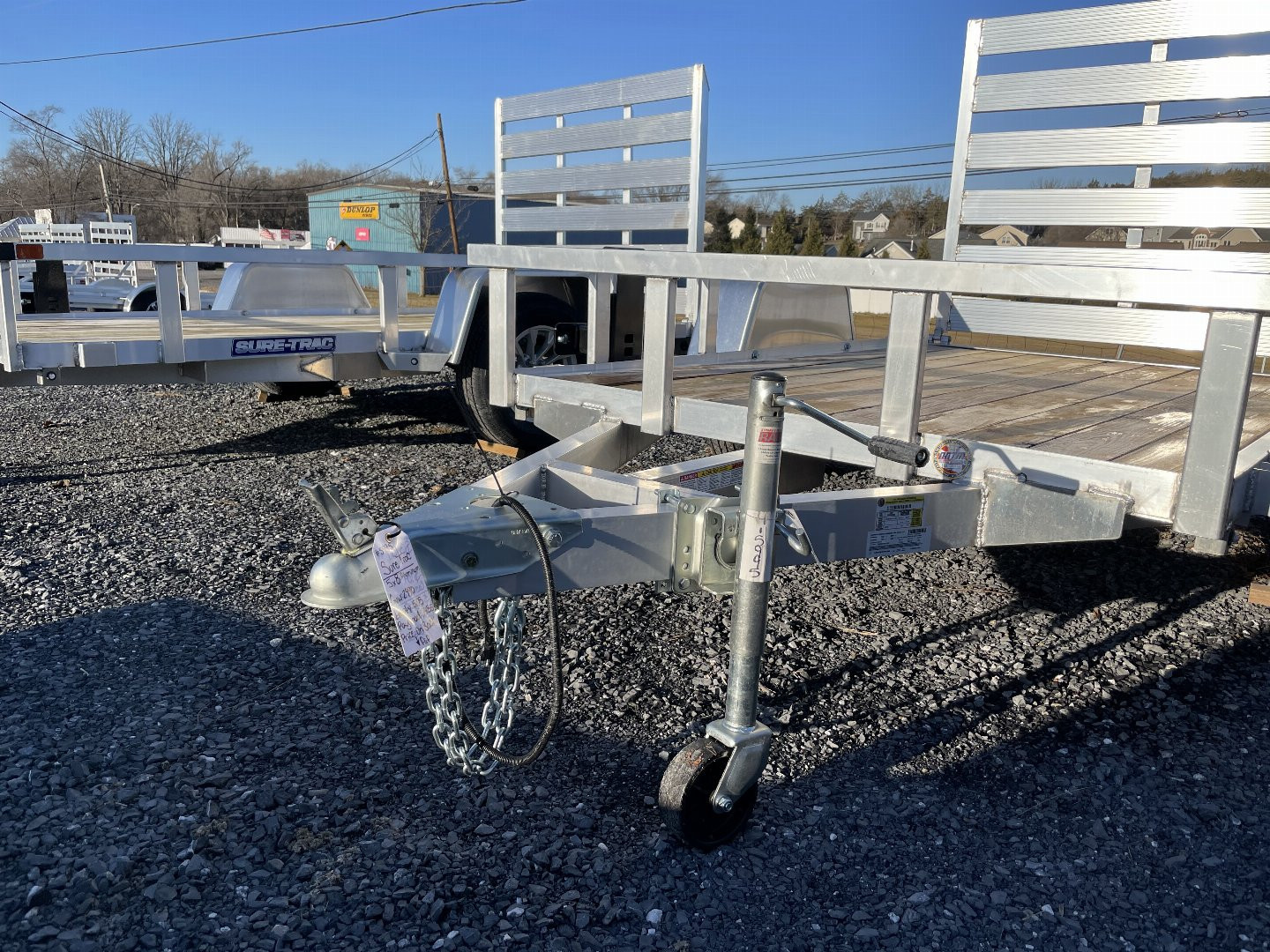 New 2025 SURE-TRAC 5x8 Aluminum Utility Trailer