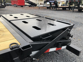 New 2026 Sure-Trac 17+3 Full Width Ramps Equipment Trailer