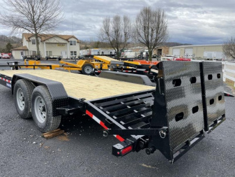 New 2026 Sure-Trac 17+3 Full Width Ramps Equipment Trailer