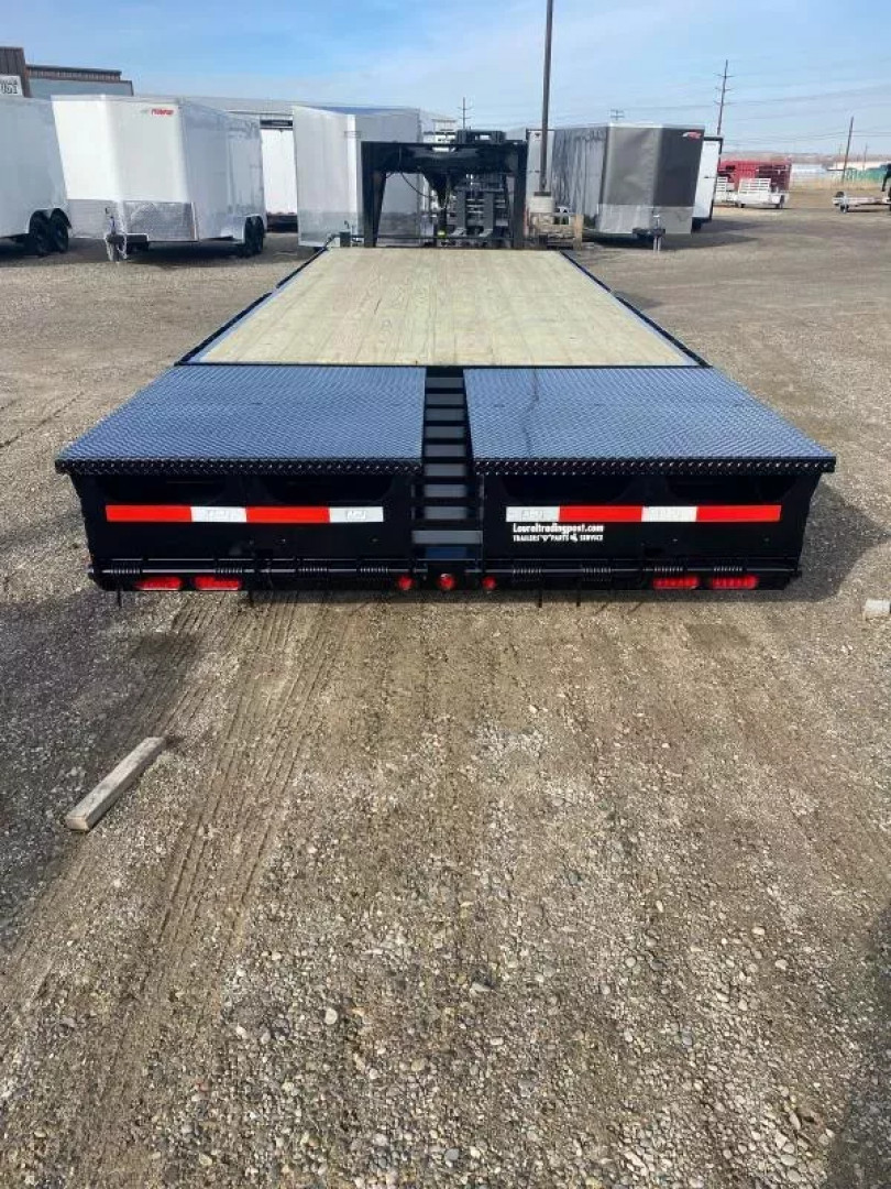 New 2026 ABU 25' 14K GOOSENECK Flatbed Trailer
