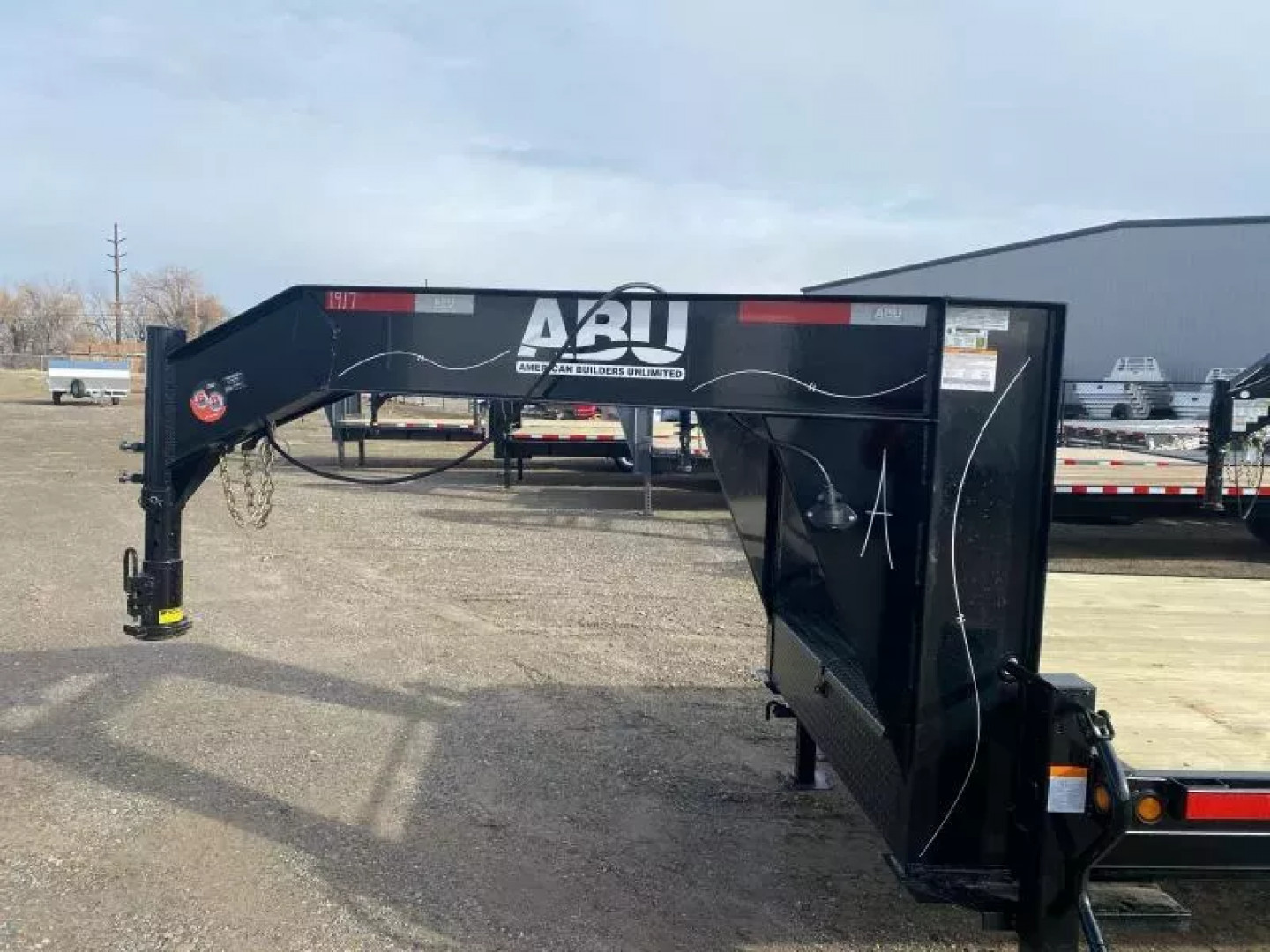New 2026 ABU 25' 14K GOOSENECK Flatbed Trailer
