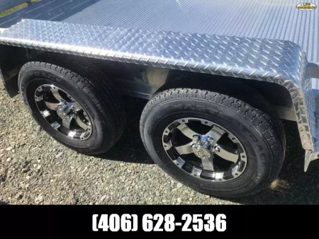 New 2025 Bear Track BTU 81 X 16' BP UTILITY TA WITH BIFOLD RAMP Utility Trailer