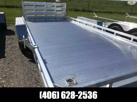 New 2025 Bear Track BTU 81 X 16' BP UTILITY TA WITH BIFOLD RAMP Utility Trailer