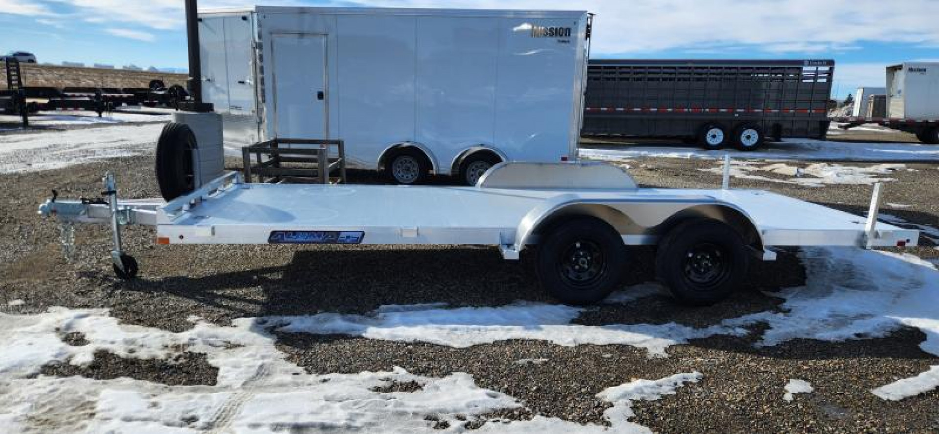 New 2026 Aluma 8218 ESA TA EDGE SERIES CH Car / Racing Trailer