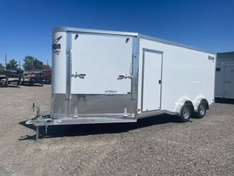 New 2025 Mission MES 7.5 X 16 SNOW Snowmobile Trailer