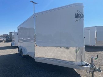 New 2025 Mission MES 7.5 X 16 SNOW Snowmobile Trailer