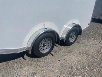 New 2025 Mission MES 7.5 X 16 SNOW Snowmobile Trailer