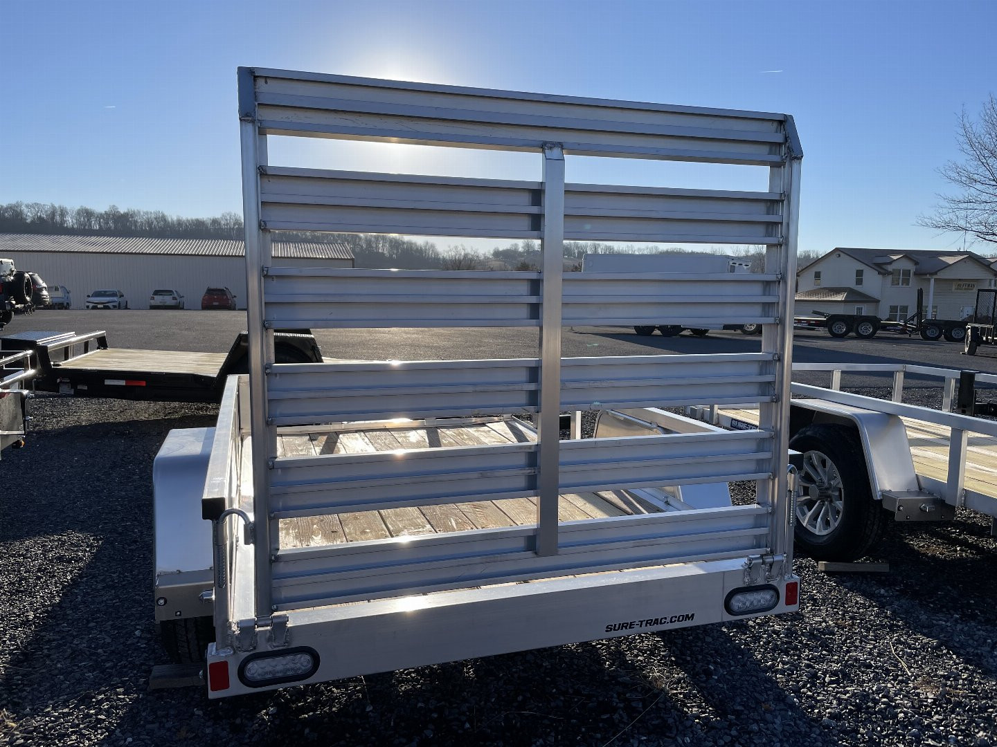 New 2024 SURE-TRAC 5x8 Aluminum Utility Trailer