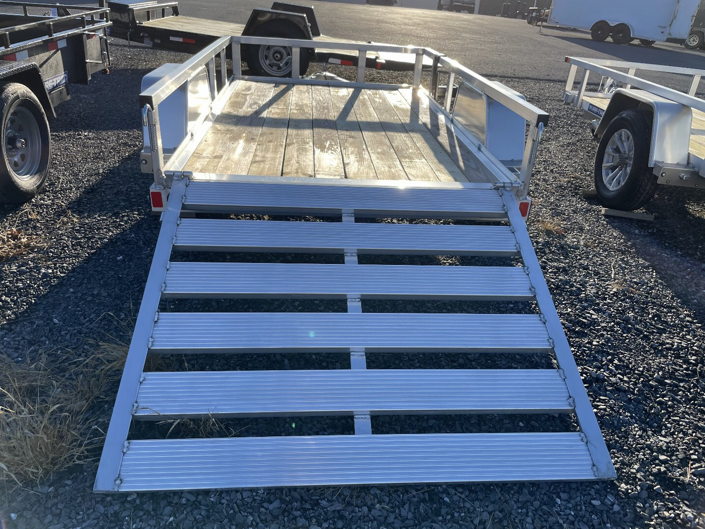 New 2024 SURE-TRAC 5x8 Aluminum Utility Trailer