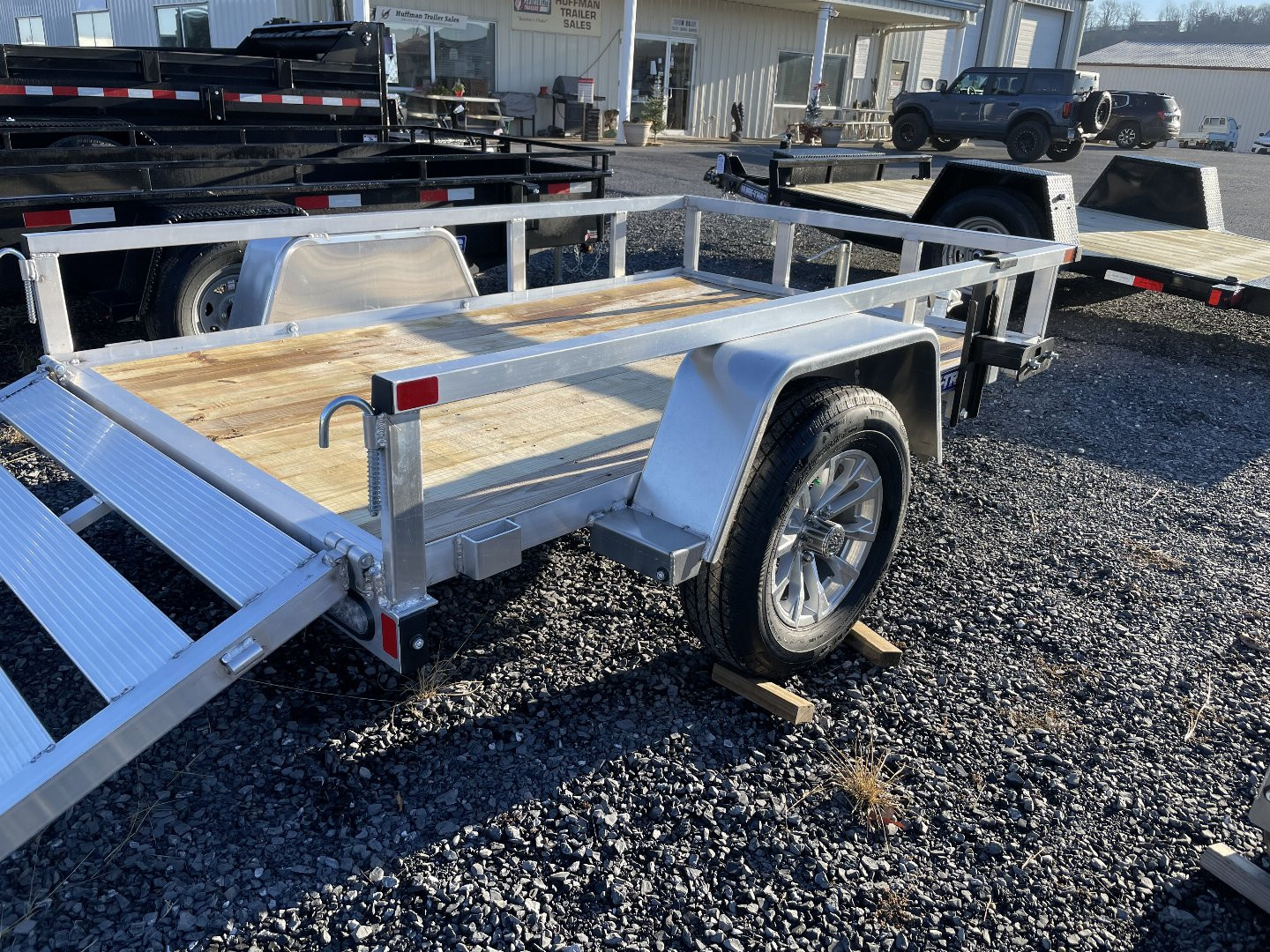 New 2024 SURE-TRAC 5x8 Aluminum Utility Trailer