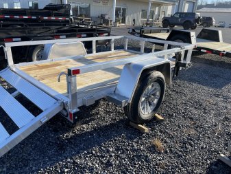 New 2024 SURE-TRAC 5x8 Aluminum Utility Trailer