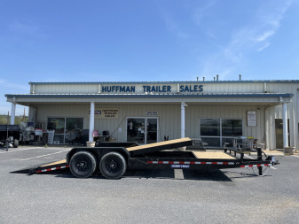 New 2025 Sure-Trac 82"X18+4 Tilt Bed Equipment Trailer