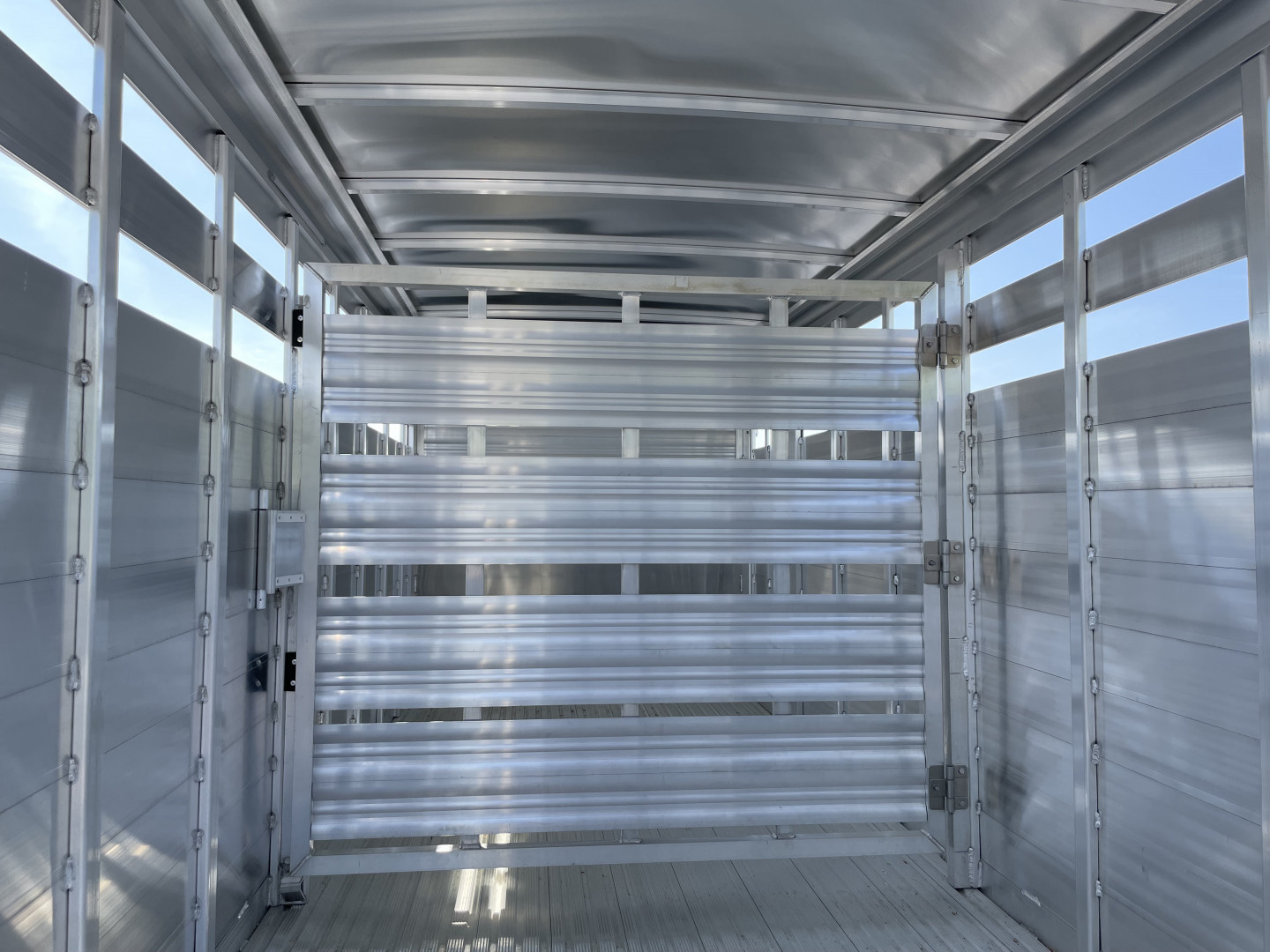 New Featherlite 6'7"x20' Aluminum Stock Trailer