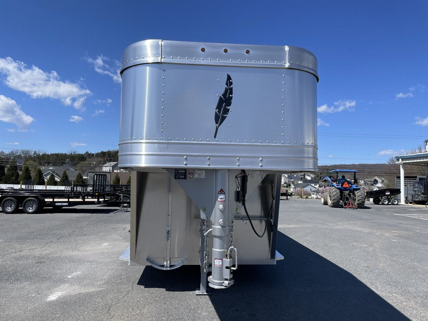 New Featherlite 6'7"x20' Aluminum Stock Trailer