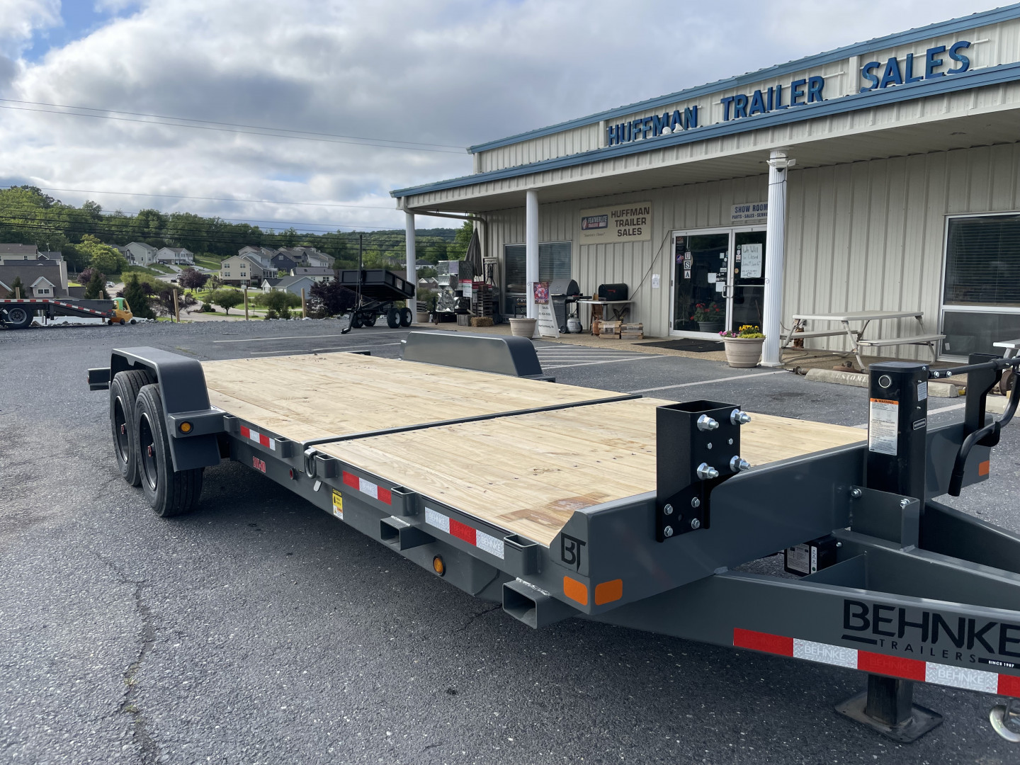 New 2025 Behnke 82"X16+6 20K Tilt Equipment Trailer