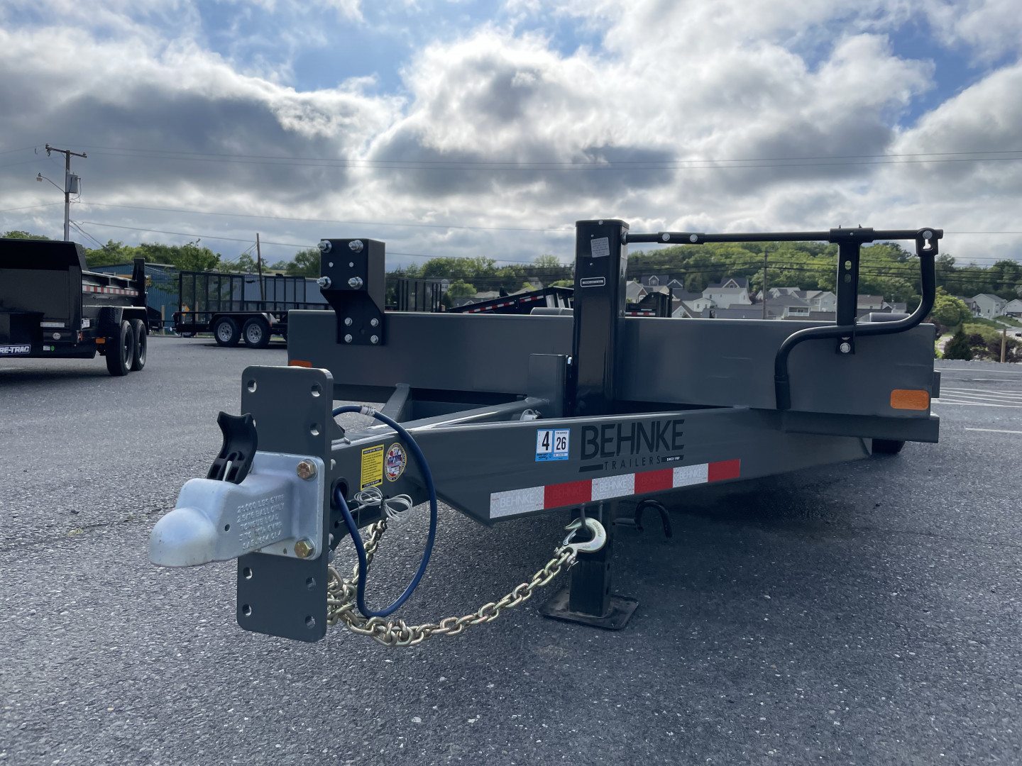 New 2025 Behnke 82"X16+6 20K Tilt Equipment Trailer