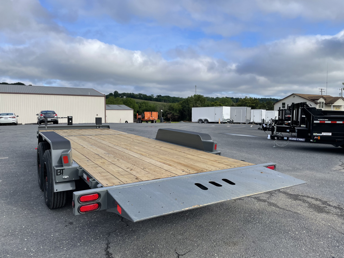 New 2025 Behnke 82"X16+6 20K Tilt Equipment Trailer