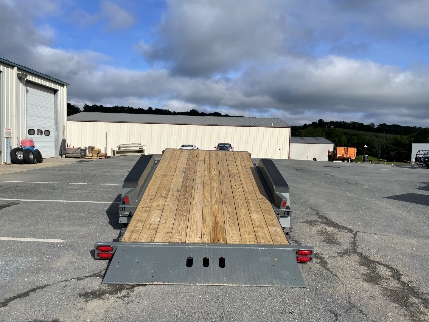 New 2025 Behnke 82"X16+6 20K Tilt Equipment Trailer