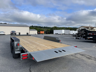 New 2025 Behnke 82"X16+6 20K Tilt Equipment Trailer