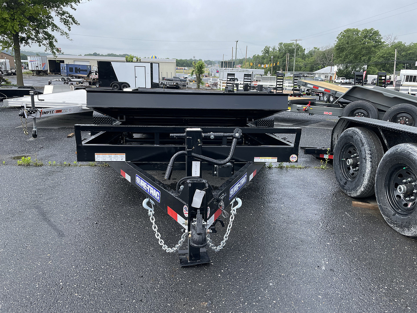 New 2025 Sure-Trac 82"X16' Tilt Equipment Trailer