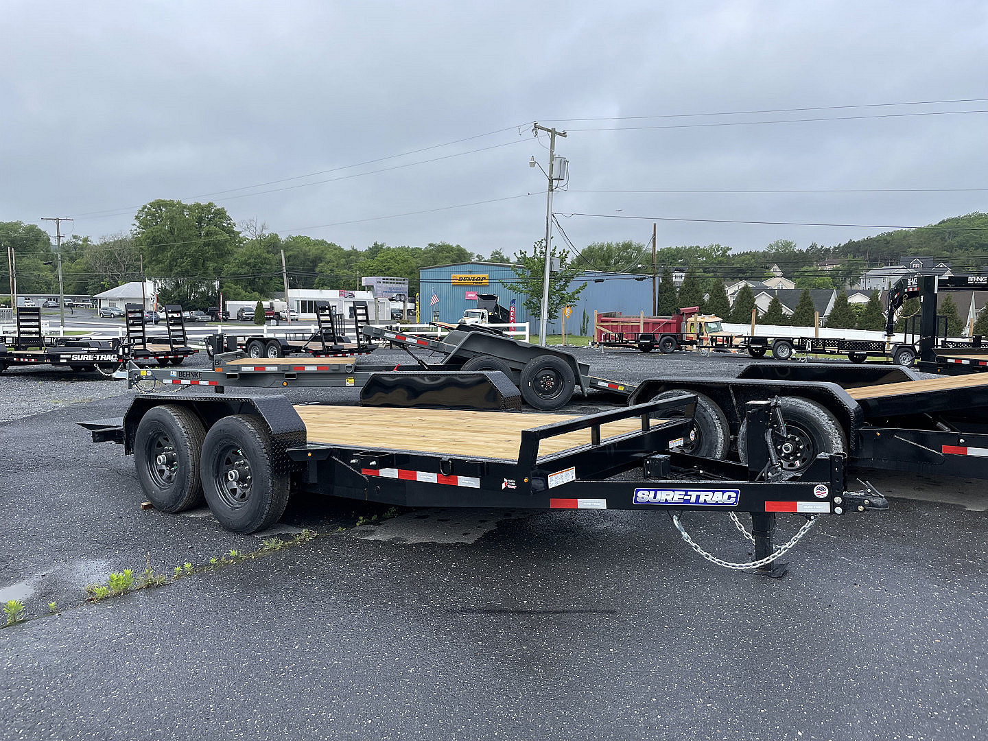 New 2025 Sure-Trac 82"X16' Tilt Equipment Trailer