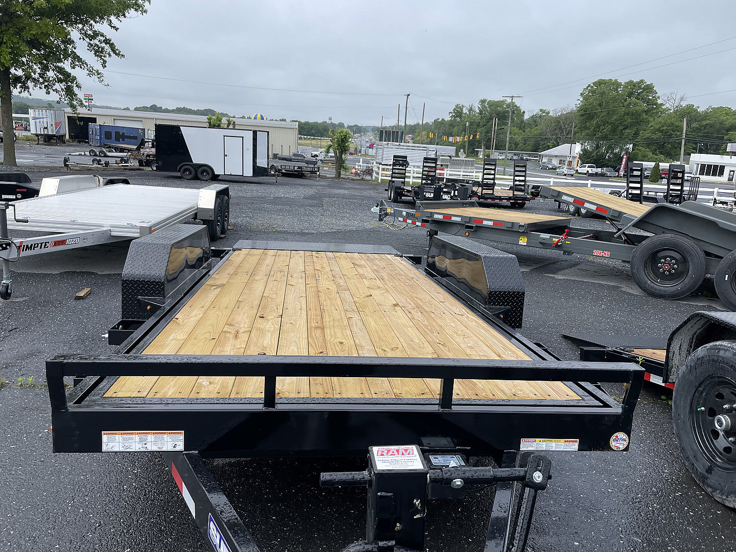 New 2025 Sure-Trac 82"X16' Tilt Equipment Trailer