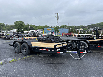 New 2025 Sure-Trac 82"X16' Tilt Equipment Trailer
